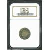 Image 1 : 1891 5C PR66 NGC. The obverse has gorgeous bands of lemon, rose, and powder-blue patina, while the r