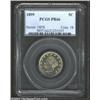 Image 1 : 1899 5C PR66 PCGS. Blushes of delicate golden patina adorn both sides of this impeccable, well mirro