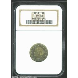 1911 5C PR65 NGC. Pastel shades of green and pink hover over deeply reflective mirrors and well-stru