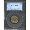 Image 1 : 1915 5C MS65 PCGS. Well defined and lustrous with golden-russet and steel-blue toning. Important not