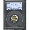 Image 1 : 1915 5C MS66 PCGS. A well struck premium Gem that has luminous yellow-green patina. The essentially.