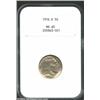 Image 1 : 1916-D 5C MS65 NGC. Not only is this scarce Gem representative well defined, but its frosty appearan