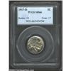 Image 1 : 1917-D 5C MS66 PCGS. Although NGC and PCGS report eight other 1917-D Buffalo Nickels at the MS66 gra