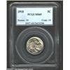 Image 1 : 1918 5C MS65 PCGS. Silver-gray in sheen with pleasing, frosty textured luster, the surfaces are devo