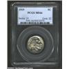 Image 1 : 1919 5C MS66 PCGS. An extraordinary example that has the look of a freshly minted coin, being bright