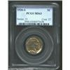 Image 1 : 1920-S 5C MS63 PCGS. The iridescent lemon, powder-blue, rose, and lilac patina is very attractive. A