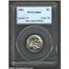 Image 1 : 1921 5C MS66 PCGS. Full, frosty textured luster shimmers over both sides in the absence of toning an