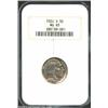 Image 1 : 1924-S 5C MS65 NGC. The '24-S is among the rarest Buffalo Nickels in the finer (VF-AU) circulated gr