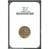 Image 1 : 1925 5C MS65 NGC. The obverse has dense orange-gold and mauve patina, while the reverse is also rich