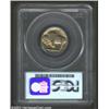 Image 2 : 1927 5C MS66 PCGS. Both sides of this obviously original Gem display dominant golden-apricot patinat
