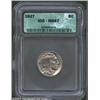 Image 1 : 1927 5C MS67 ICG. A remarkable representative of this otherwise common P-mint issue, the satin textu