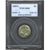 Image 1 : 1929-S 5C MS65 PCGS. Luster swirls across the exquisite lime-green, lilac, and rose patina. The stri