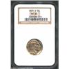 Image 1 : 1935-S 5C MS66 NGC. The gleaming olive-gold surfaces are boldly struck and essentially pristine, wit