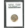 Image 1 : 1937-D 5C Three-Legged--Scratched--ANACS. AU Details, Net XF40. The fields have light tan-brown colo