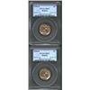 Image 1 : 1938-D 5C MS67 PCGS, sharply struck with gold and steel-blue toning and a sharp D/D mintmark; and a.