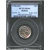 Image 1 : 1938-D/S 5C MS66 PCGS. OMM-1, FS-020.5. Gorgeously iridescent gold, violet, and powder-blue colors a