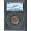 Image 1 : 1913 5C Type One PR64 PCGS. Iridescent aqua patina enriches this needle-sharp near-Gem. The reverse.