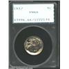 Image 1 : 1937 5C PR66 PCGS. Uniformly brilliant in finish, the golden tinged surfaces are devoid of bothersom