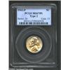 Image 1 : 1942-P 5C Type Two MS67 Full Steps PCGS. Swirls of beautiful golden and green pastel toning adorn ea