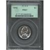 Image 1 : 1940 5C PR67 PCGS. Steel-blue and gold toning with fully formed devices no flaws worthy of mention..