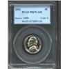 Image 1 : 1951 5C PR67 Cameo PCGS. A boldly struck Superb Gem that has irrefutable cameo contrast and well pre
