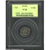 Image 1 : 1797 H10C XF40 PCGS. V-3, LM-3, R.5. After V-1, V-3 is the rarest die marriage of the 1797 Half Dime