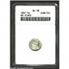 Image 1 : 1837 H10C Large Date AU58 ANACS. Readily distinguished from the Small Date variety by the flat top o