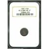Image 1 : 1837 H10C No Stars MS67 NGC. Large Date. A middle die state, some of the repunching on the date is s
