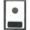 Image 2 : 1838 H10C No Drapery AU50 ANACS. The obverse has deep gray patina, while the reverse has luminous go
