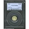 Image 1 : 1842 H10C MS64 PCGS. This example has a nice, full strike and very light, gold toning at the edges..