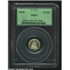 Image 1 : 1856 H10C PR64 PCGS. Breen-3078. Upright 5, Straight Top, Closed 6. This is one of the very scarce p