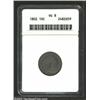 Image 1 : 1802 10C VG8 ANACS. JR-4, R.4. Deeply toned in lavender and green-gray colors. The tops of a few let