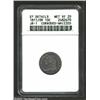 Image 1 : 1811/9 10C--Corroded, Whizzed--ANACS. XF Details, VF20 JR-1, R.3. A bright steel-gray example with c