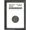 Image 1 : 1827 10C--Cleaned--ANACS. Unc Details, Net AU50. JR-3, R.1. Both sides have retoned in mottled steel