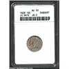 Image 1 : 1828 10C Large Size AU50 ANACS. JR-2, R.3. Medium gray surfaces with intermittent splashes of deeper