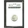 Image 1 : 1833 10C AU58 ANACS. JR-9, R.2. Both sides retain plenty of original luster despite a little light r
