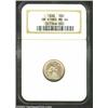 Image 1 : 1838 10C Small Stars MS64 NGC. A sharply struck near-Gem with rich pearl-gray patina, extensive lust