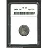 Image 1 : 1839 10C No Drapery MS62 ANACS. Both sides are glossy and slightly reflective. The remains of an old