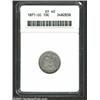Image 1 : 1871-CC 10C XF40 ANACS. With just 20,100 pieces produced and a poor rate of survival, the 1871-CC is