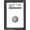 Image 1 : 1874-S 10C Arrows--Cleaned--ANACS. Unc Details, Net AU55. Speckled reddish-orange toning still cling