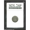 Image 1 : 1885-S 10C--Cleaned, Rim Scratched--ANACS. XF Details, Net VF20. Hairlined steel-gray surfaces have.