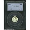 Image 1 : 1891 10C MS66 PCGS. Brilliant and very nearly white. The strike is a bit weak at the peripheries, bu