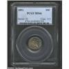 Image 1 : 1891 10C MS66 PCGS. Blazing multicolored iridescence is displayed on each side of this rather remark