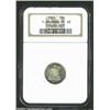 Image 1 : 1863 10C PR68 NGC. As with the Half Dimes of the same date, business strikes are far scarcer than th