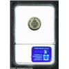 Image 2 : 1887 10C PR65 NGC. Light yellow-gold patina does not conceal the moderate (and undesignated) cameo c
