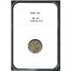 Image 1 : 1898 10C MS64 NGC. Pleasing apple-green and rose-gold patina enriches this well preserved near-Gem..