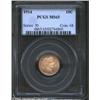 Image 1 : 1914 10C MS65 PCGS. A lustrous Gem that has lovely pastel violet and gold patina. Boldly struck and.