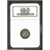 Image 1 : 1916 10C MS64 NGC. The reverse is bright with a touch of golden color, while the obverse shows mottl