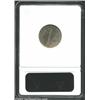 Image 2 : 1916-D 10C AG3 ANACS. Lavender and aqua patina, with charcoal color within the olive branches. The v