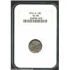 Image 1 : 1916-D 10C VG8 NGC. Rich lilac and yellow-green patina. All legends are bold, and the olive branches